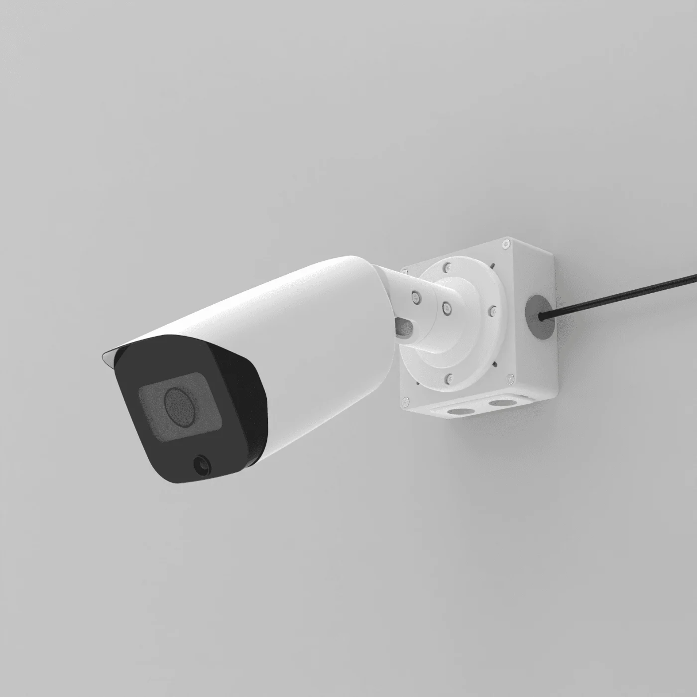Камера видеонаблюдения на монтажной коробке BOXFORCAM™ MONO с боковым гермовводом